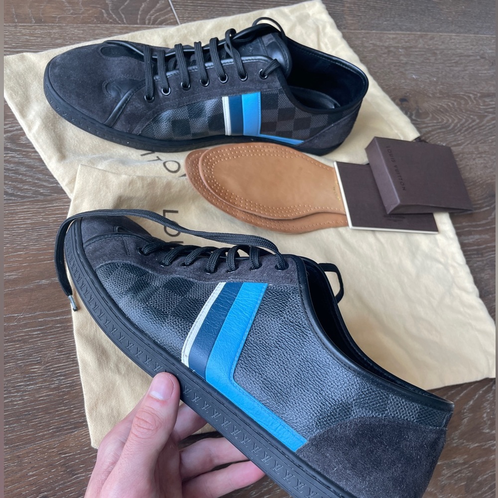 Louis Vuitton Damier Low Top Sneakers - Picture 2 of 5